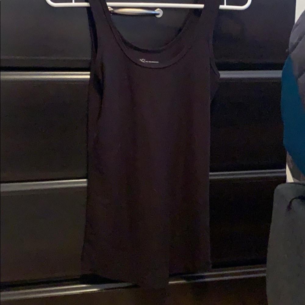 Black tank top